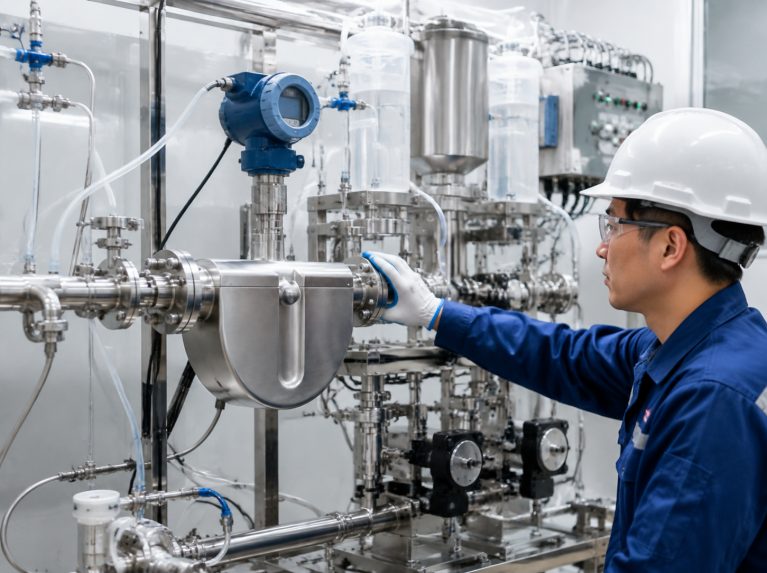 县科里奥利液体质量流量计